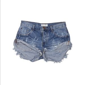 One Teaspoon Denim Shorts- Sz 27